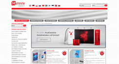 Desktop Screenshot of menrex.lt